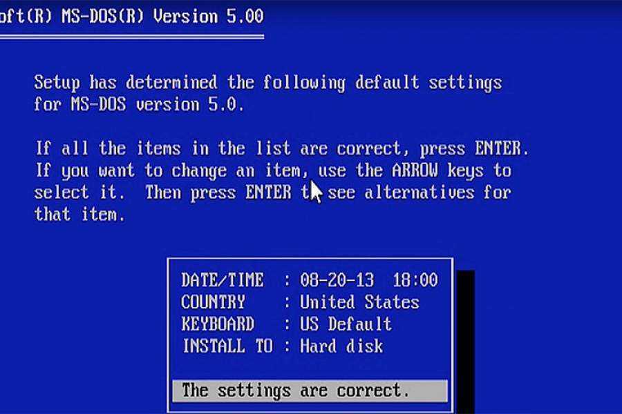 Имена файлов ms dos. Изображение интерфейса ОС MS-dos версии 5.0. MS dos 4. 1991 — Фирма «Microsoft» выпустила операционную систему MS dos 5.0..