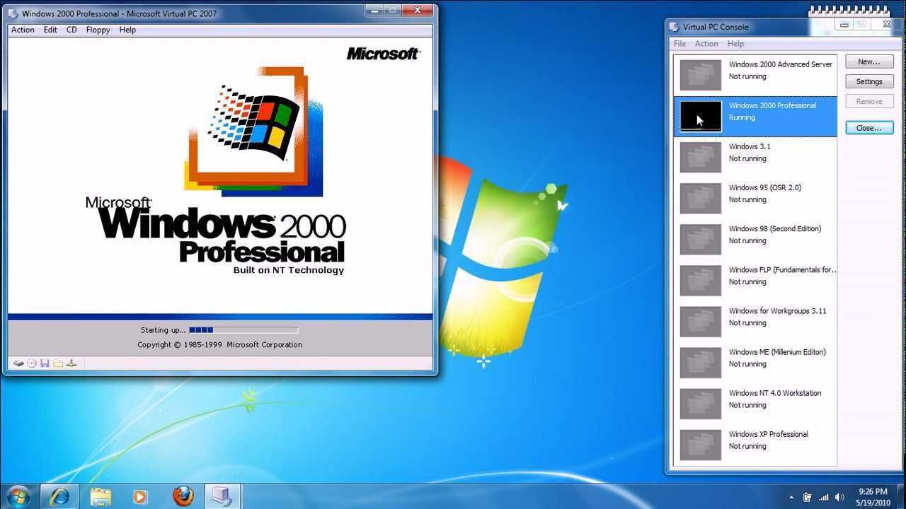Microsoft windows 2000 professional edition