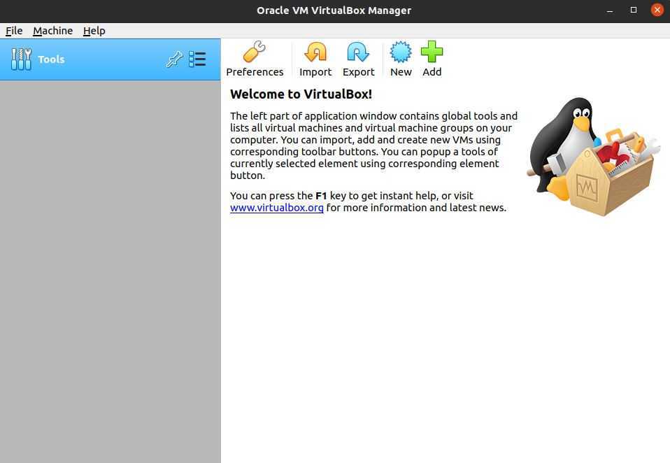 Установка virtualbox на ubuntu 20.04