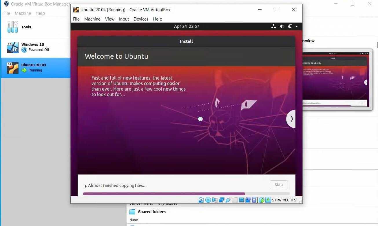 Как установить гостевые дополнения virtualbox в ubuntu 18.04