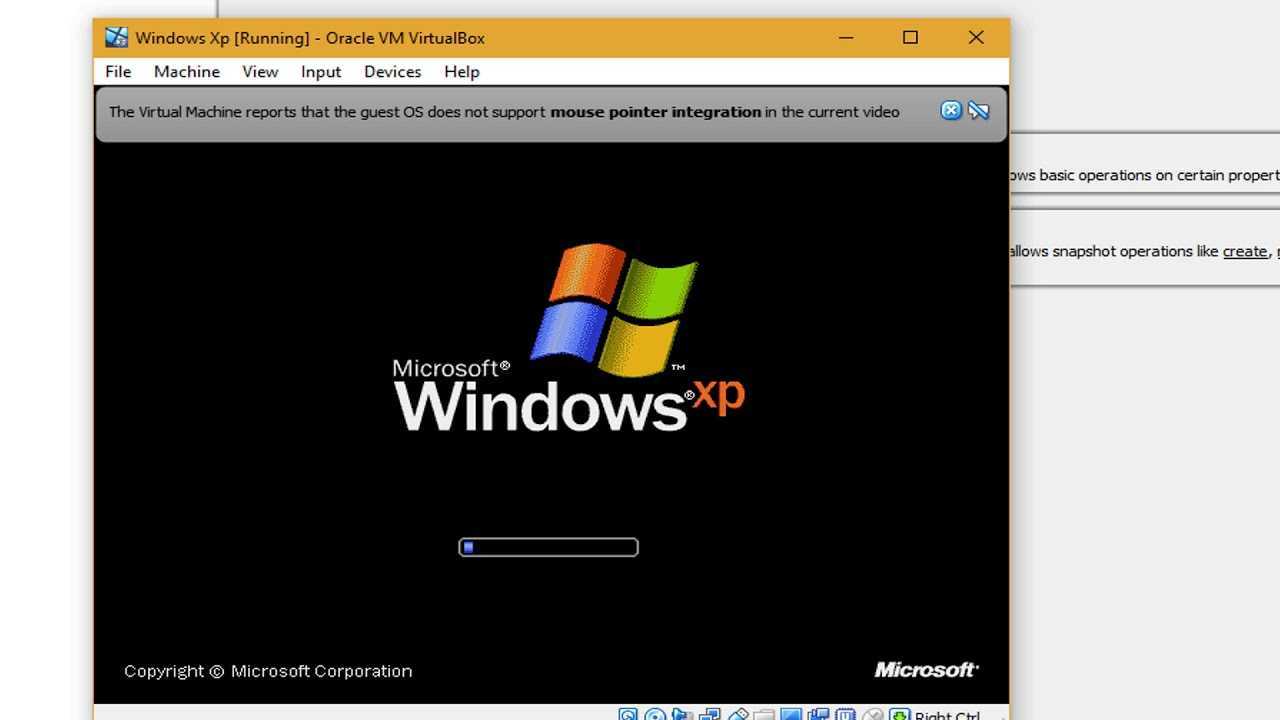 Установка windows xp sp3 на oracle vm virtualbox