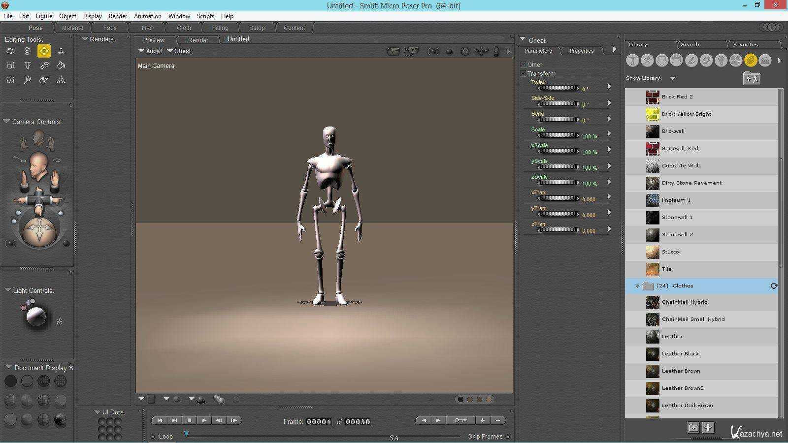 Создание анимации в poser - уроки анимация в poser - графический портал 3dmaxus