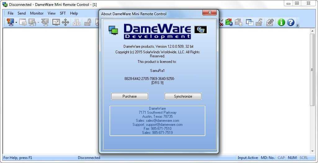 Удаленное управление компьютером dameware. защита от скрытого наблюдения dameware mini remote control server и его удалённого доступа