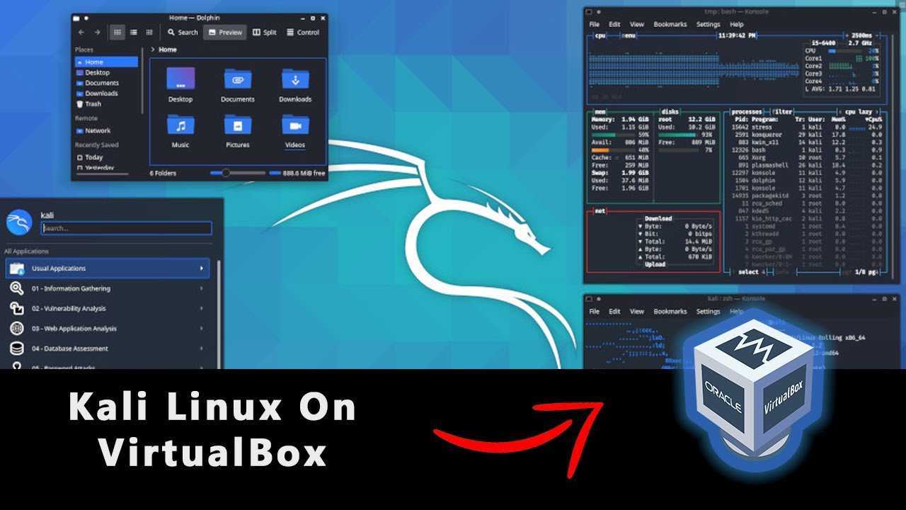 Как установить kali linux на virtualbox