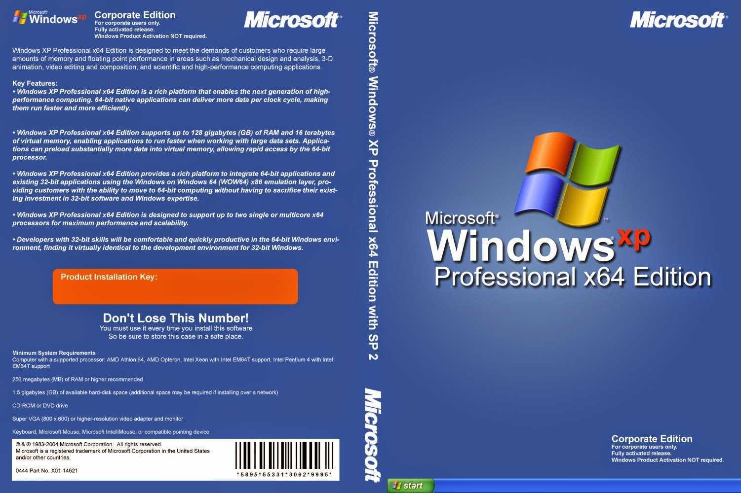 Microsoft windows xp sp3