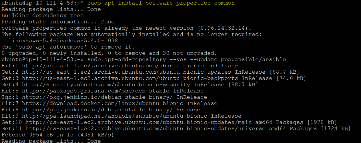 Автоматизация начальной настройки сервера с помощью ansible в ubuntu 18.04